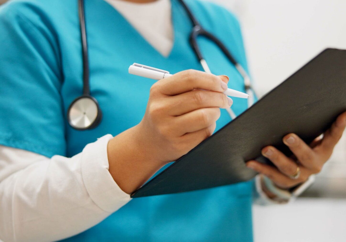 Veterinarian With Clipboard